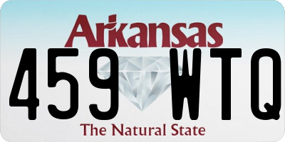AR license plate 459WTQ
