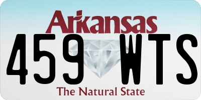 AR license plate 459WTS