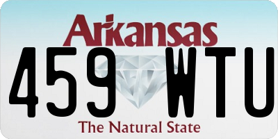 AR license plate 459WTU