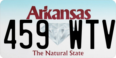 AR license plate 459WTV