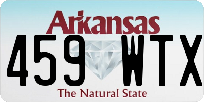 AR license plate 459WTX