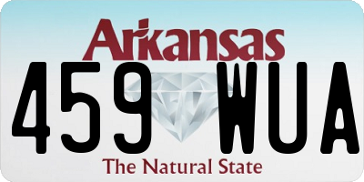 AR license plate 459WUA