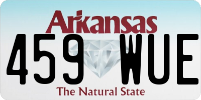 AR license plate 459WUE