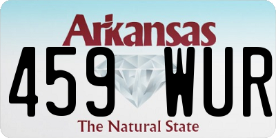 AR license plate 459WUR