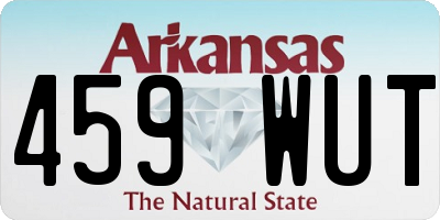 AR license plate 459WUT