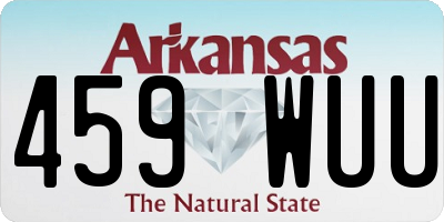 AR license plate 459WUU