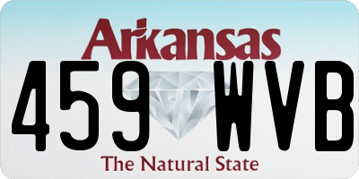 AR license plate 459WVB