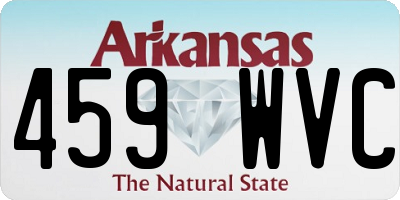 AR license plate 459WVC