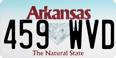 AR license plate 459WVD