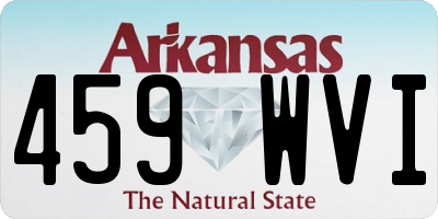 AR license plate 459WVI