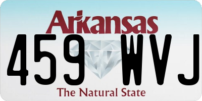 AR license plate 459WVJ