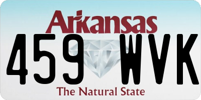 AR license plate 459WVK
