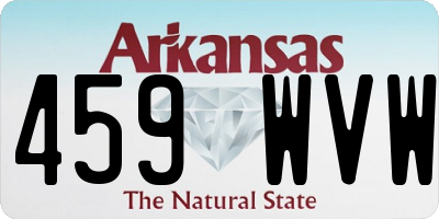 AR license plate 459WVW