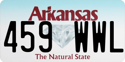 AR license plate 459WWL