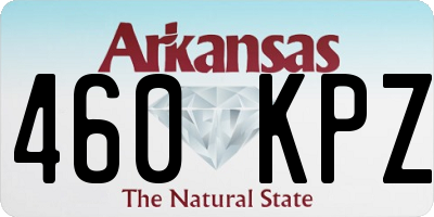 AR license plate 460KPZ