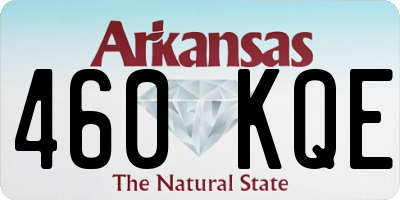 AR license plate 460KQE