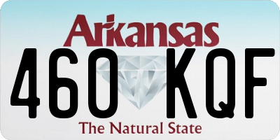 AR license plate 460KQF