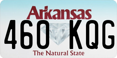 AR license plate 460KQG