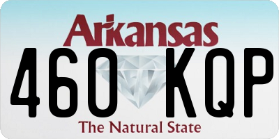 AR license plate 460KQP