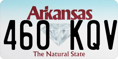 AR license plate 460KQV
