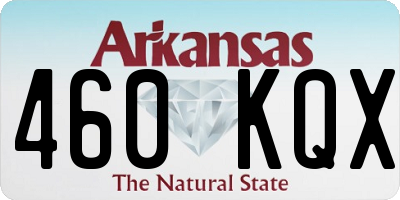 AR license plate 460KQX