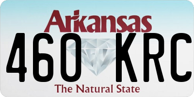 AR license plate 460KRC