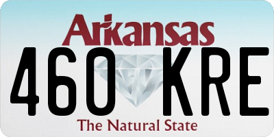 AR license plate 460KRE