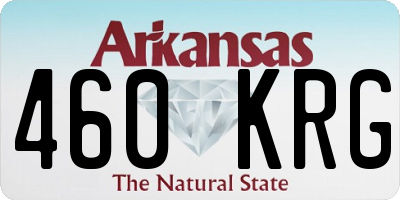 AR license plate 460KRG