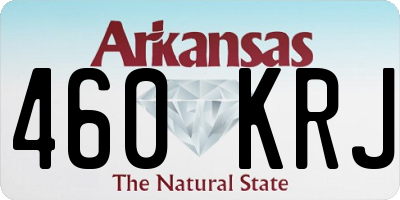 AR license plate 460KRJ