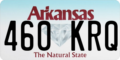 AR license plate 460KRQ