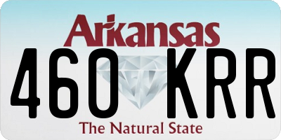 AR license plate 460KRR