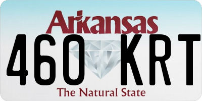 AR license plate 460KRT