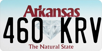AR license plate 460KRV