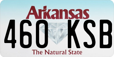 AR license plate 460KSB