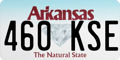 AR license plate 460KSE