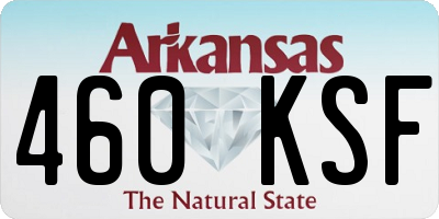 AR license plate 460KSF