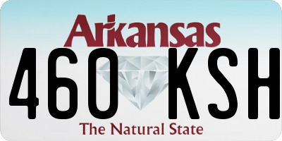 AR license plate 460KSH