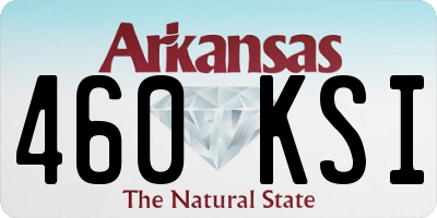AR license plate 460KSI