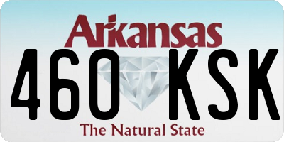 AR license plate 460KSK