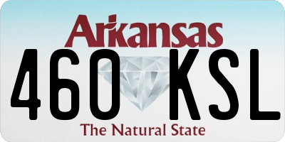 AR license plate 460KSL
