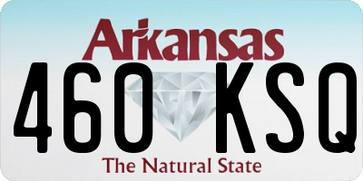 AR license plate 460KSQ