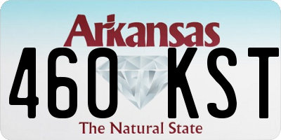 AR license plate 460KST