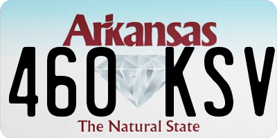 AR license plate 460KSV