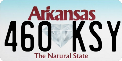 AR license plate 460KSY