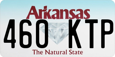 AR license plate 460KTP