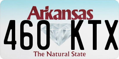 AR license plate 460KTX