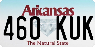 AR license plate 460KUK