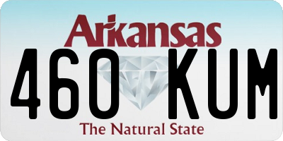 AR license plate 460KUM