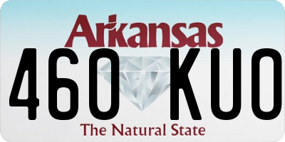AR license plate 460KUO