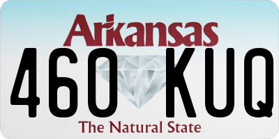 AR license plate 460KUQ